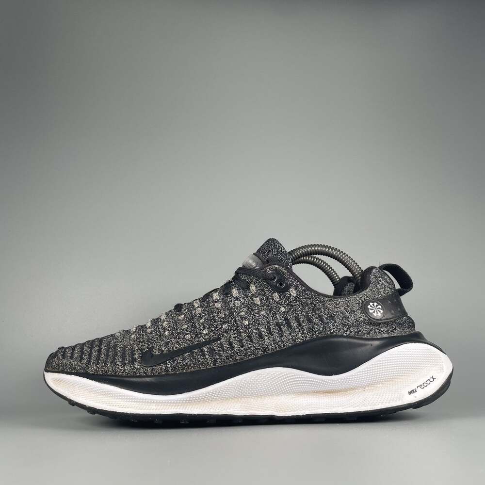 Nike ReactX InfinityRN 4 2023 Men's 9 Black White Running Sneaker Athletic Shoes